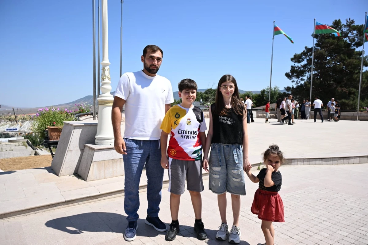 Olimpiya çempionlarımız Qarabağa səfər ediblər - FOTO 