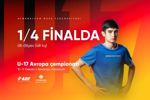 Dörd boksçumuz Avropa çempionatının 1/4 finalında