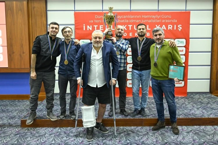 İdman jurnalistləri arasında intellektual yarış keçirilib - FOTO 