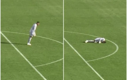 Afrika Kubokunda qapıçı oyun zamanı huşunu itirdi