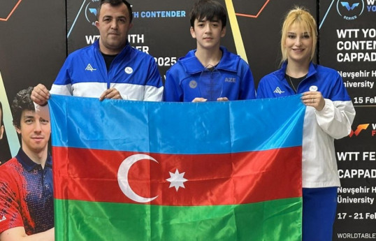 Stolüstü tennisçilərimiz “WTT Youth Contender” turnirini 3 medalla başa vurub