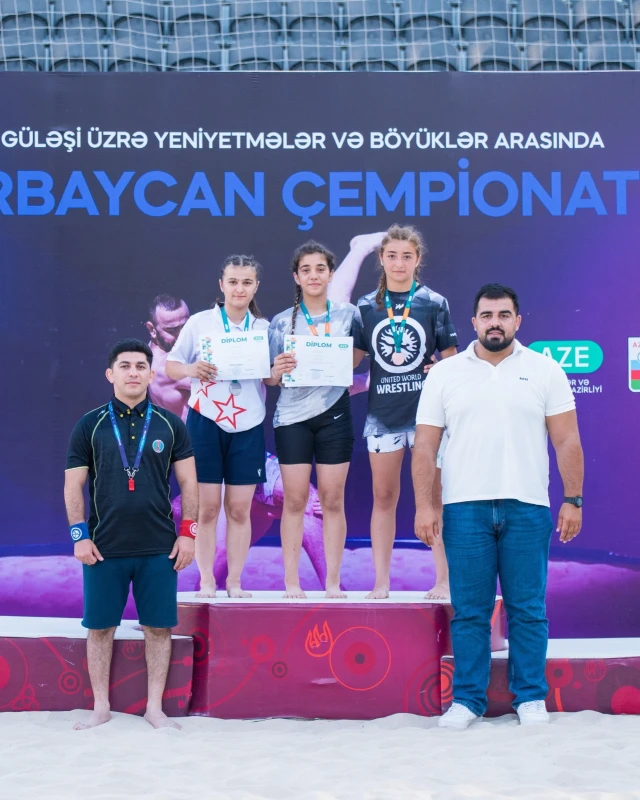 Çimərlik güləşi üzrə Azərbaycan çempionatına yekun vurulub - FOTO 