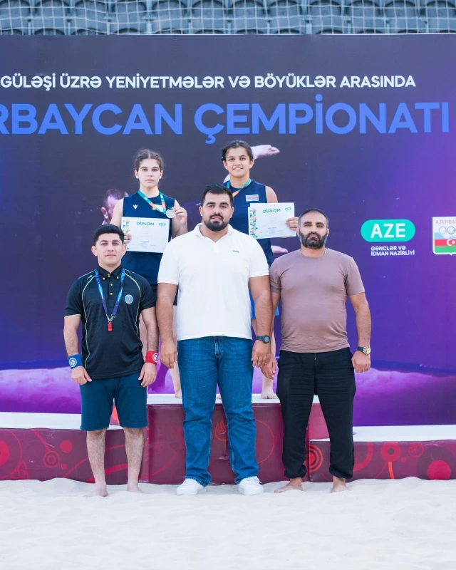 Çimərlik güləşi üzrə Azərbaycan çempionatına yekun vurulub - FOTO 