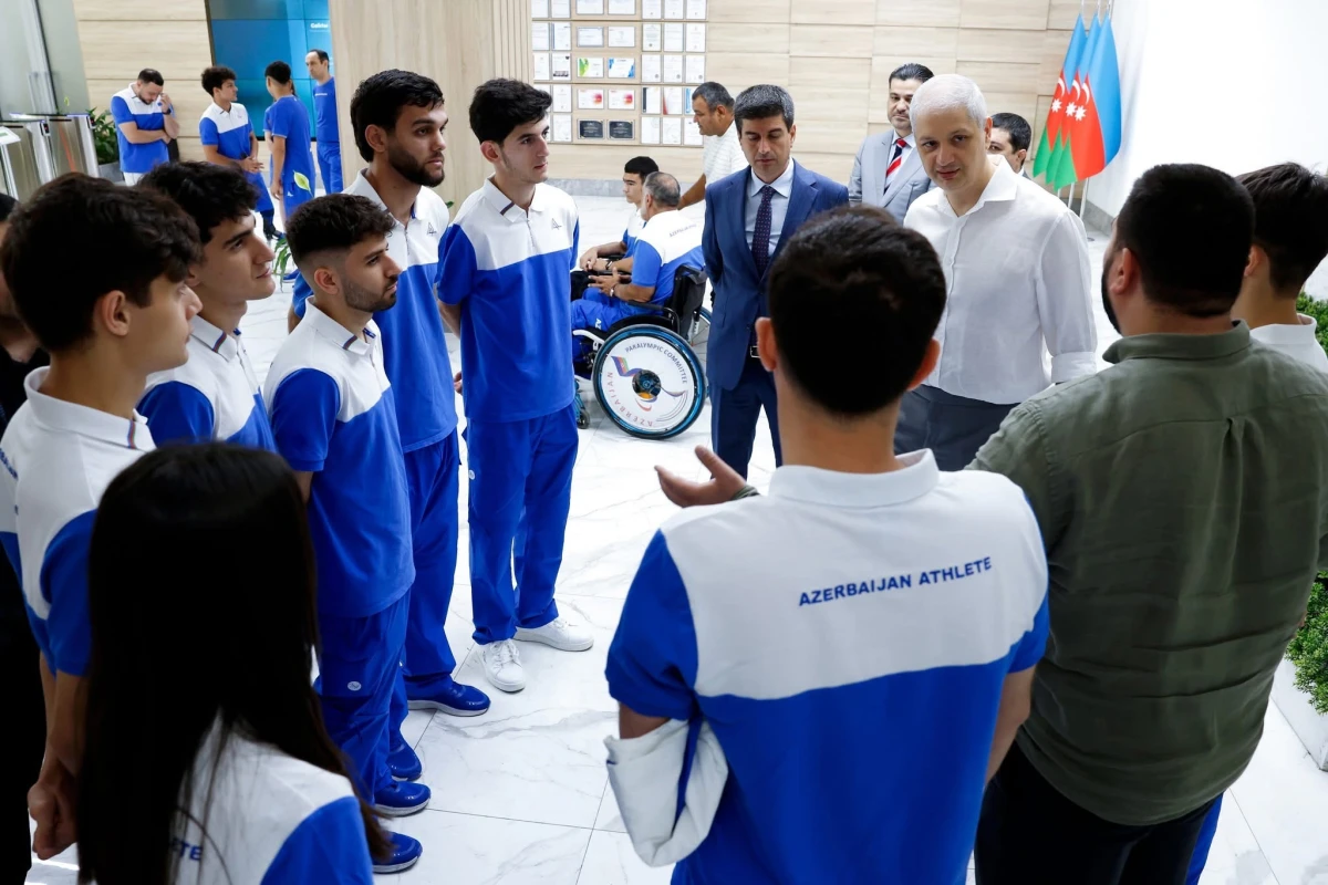 Azərbaycanı Avropa Gənclər Paralimpiya Oyunlarında təmsil edəcək idmançılarla görüş keçirilib - FOTO 