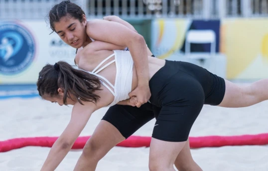 Çimərlik güləşi üzrə Azərbaycan çempionatına yekun vurulub - FOTO 