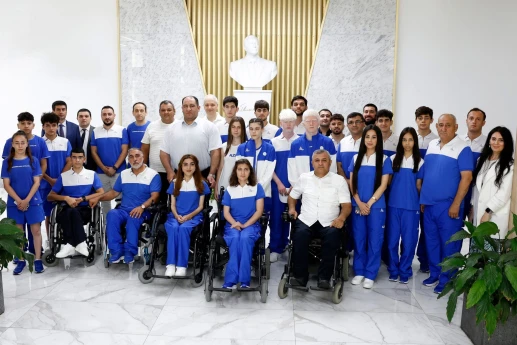 Azərbaycanı Avropa Gənclər Paralimpiya Oyunlarında təmsil edəcək idmançılarla görüş keçirilib