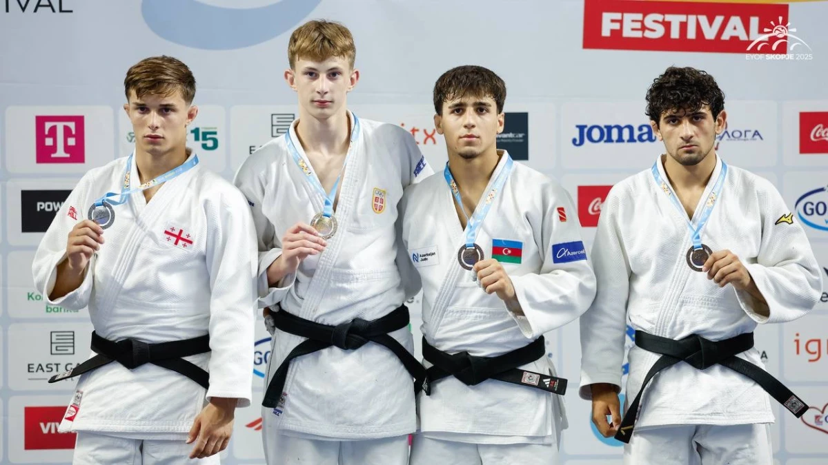 Cüdoçumuz EYOF-da bürünc medal qazanıb - FOTO 
