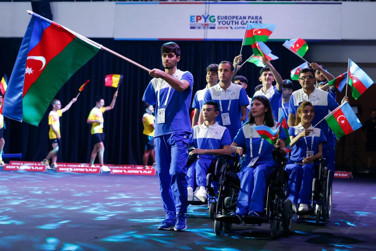 Avropa Gənclər Paralimpiya Oyunlarının açılış mərasimi keçirilib - FOTO 