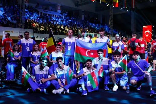 Avropa Gənclər Paralimpiya Oyunlarının açılış mərasimi keçirilib - FOTO 