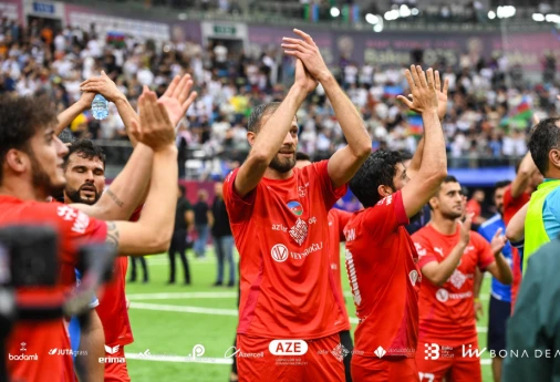Minifutbol üzrə dünya çempionatının mükafatlandırma mərasimi keçirilib