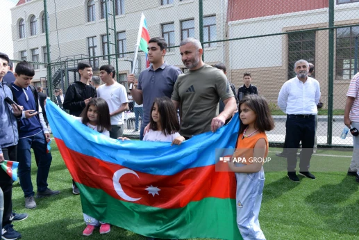 “Qarabağ” Şuşa sakinləri ilə görüşdü - FOTO 