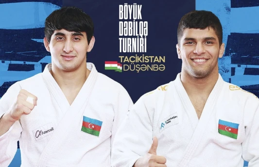 Böyük Dəbilqə: Cüdoçularımızdan 1 qızıl və 2 gümüş medal