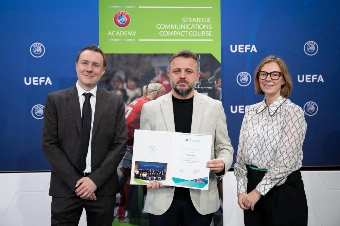 “Qarabağ”ın rəsmisinə UEFA-nın diplomu təqdim edilib