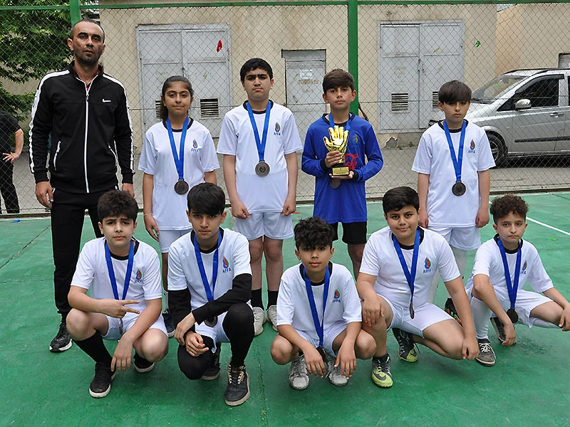 Gəncədə minifutbol turniri keçirilib - FOTO 