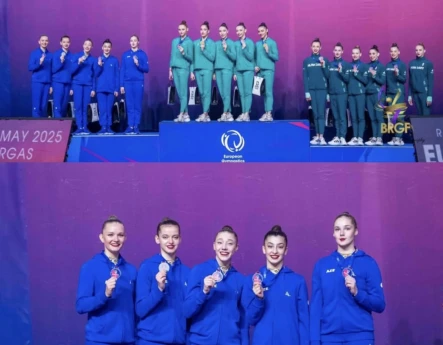 Gimnastlarımız Avropa kubokunda gümüş medal qazanıblar