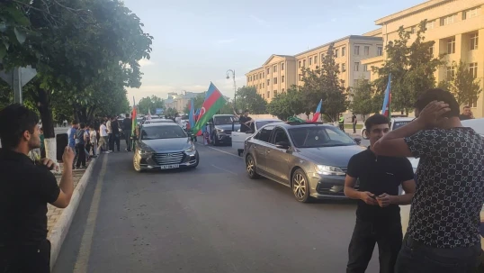 “Araz-Naxçıvan” azarkeşlərinin avrokubok sevinci  - FOTO+VİDEO 