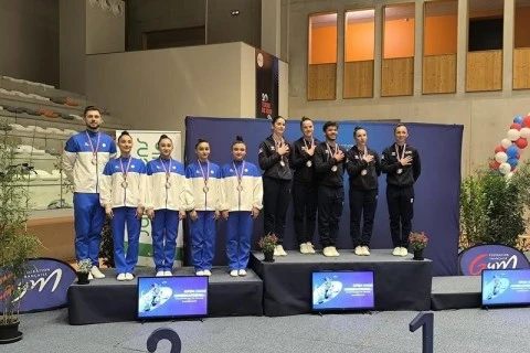 Gimnastlarımızdan beynəlxalq turnirdə 4 medal - FOTO 