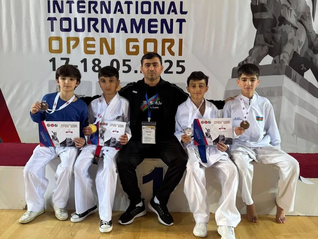 Karateçilərimiz Gürcüstanda 14 medal qazanıb - FOTO 