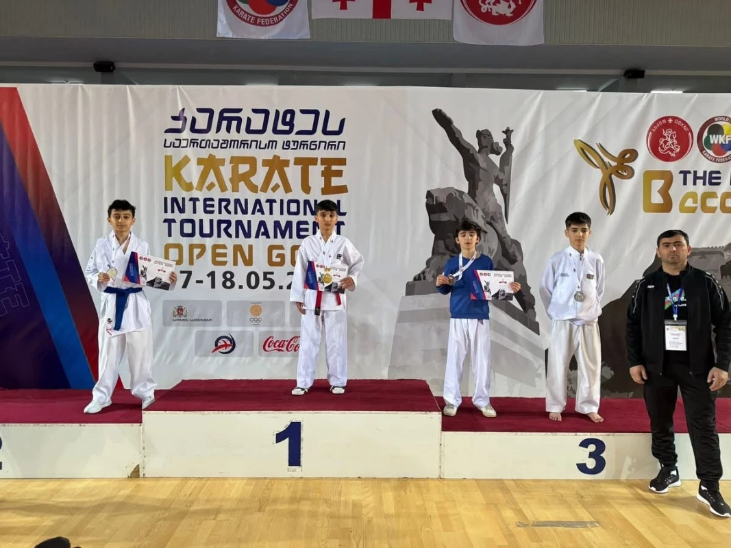 Karateçilərimiz Gürcüstanda 14 medal qazanıb - FOTO 