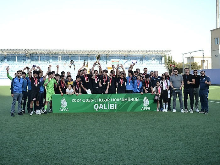 AFFA U-15 Liqasının qalibləri mükafatlandırıldı