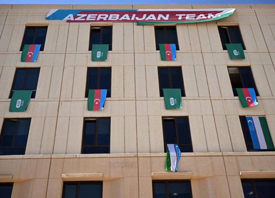 Fərid Qayıbov Ər-Riyadda Azərbaycan idmançıları ilə görüşüb - FOTO 