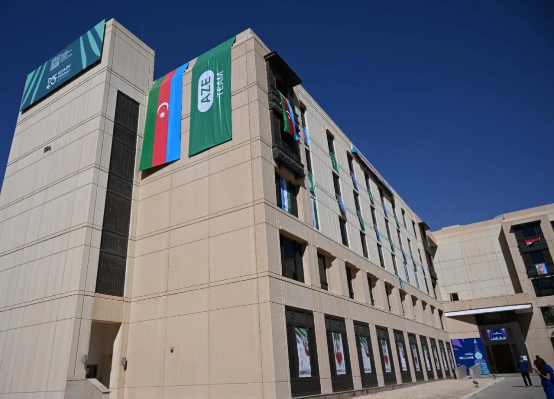 Fərid Qayıbov Ər-Riyadda Azərbaycan idmançıları ilə görüşüb - FOTO 