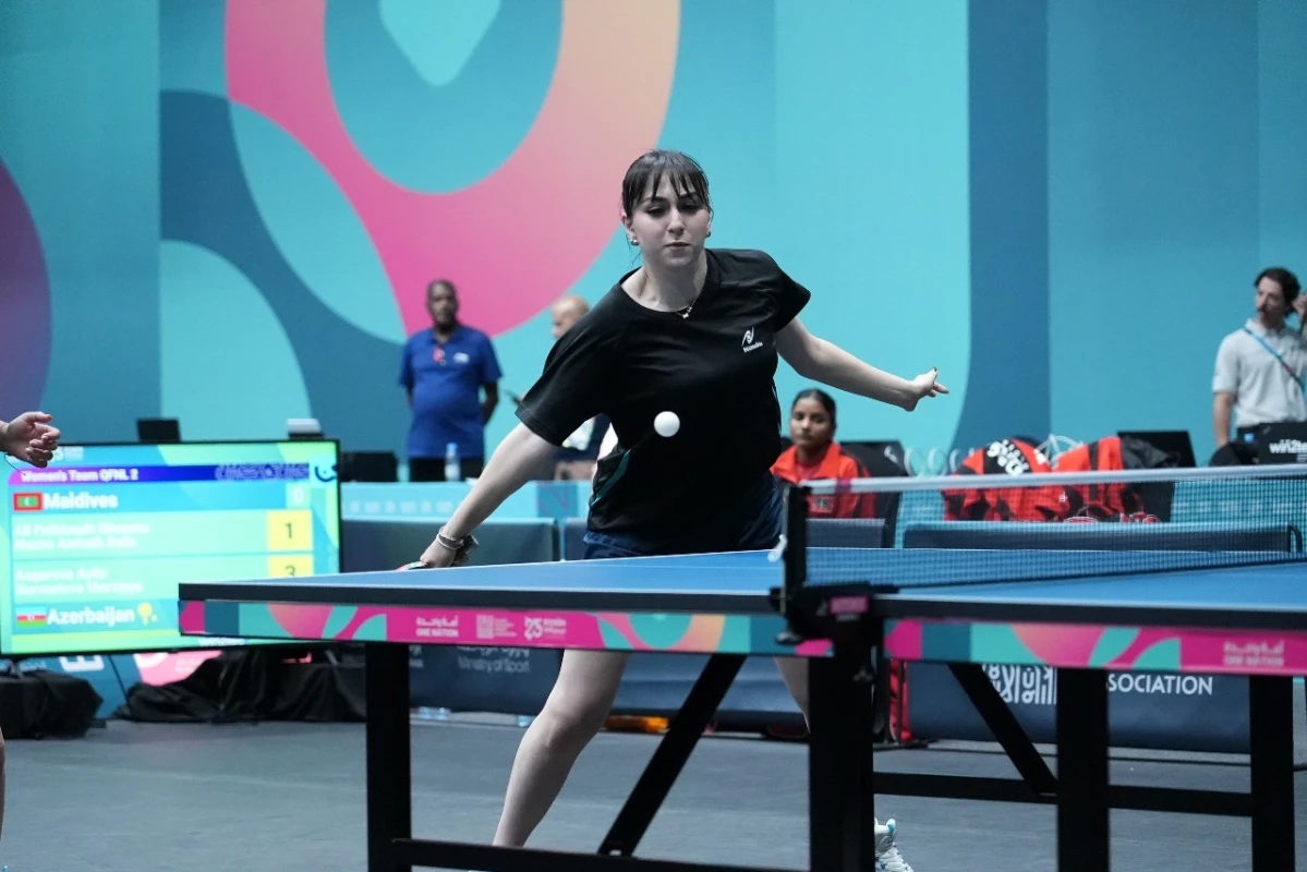 Azərbaycanın stolüstü tennis millisi İslamiadada yarımfinala yüksəldi - FOTO 
