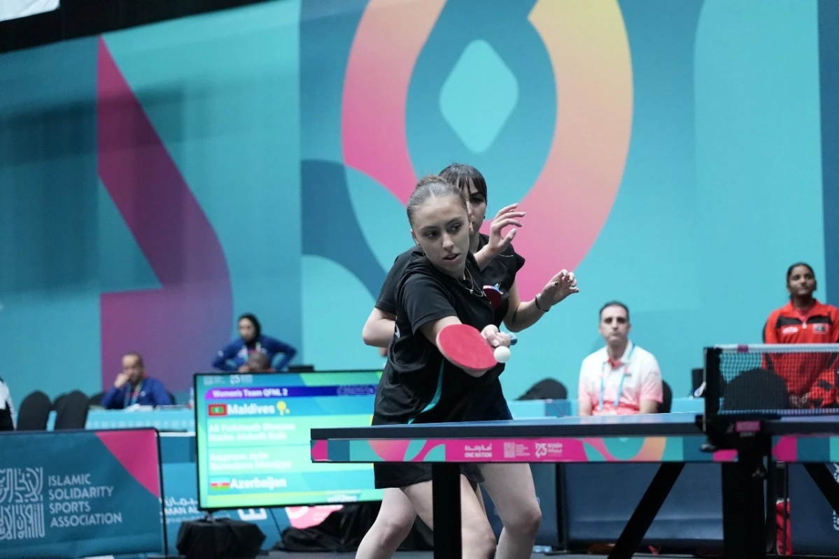 Azərbaycanın stolüstü tennis millisi İslamiadada yarımfinala yüksəldi - FOTO 