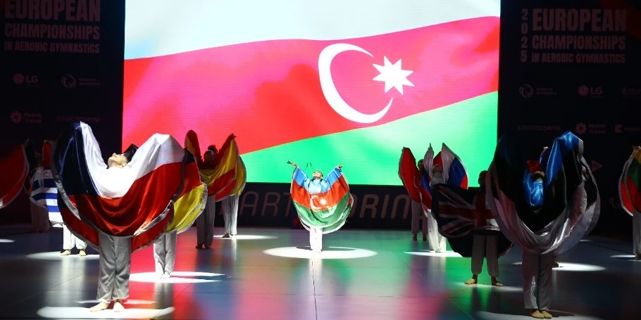 Gəncədə Aerobika gimnastikası üzrə Avropa çempionatının açılış mərasimi keçirilib