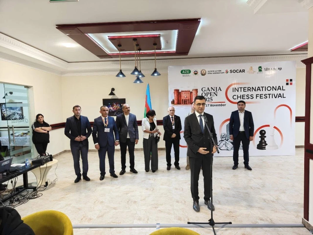 Gəncədə beynəlxalq şahmat festivalına start verilib - FOTO 