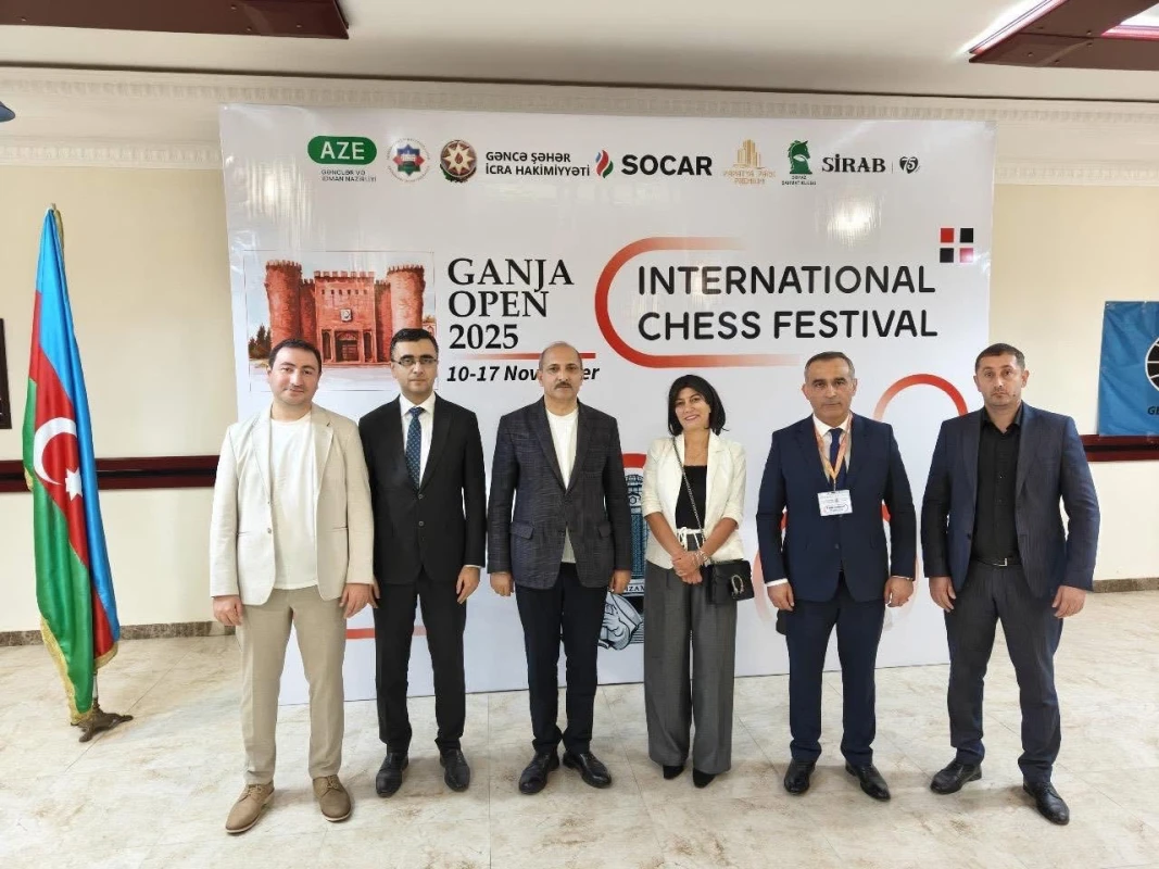 Gəncədə beynəlxalq şahmat festivalına start verilib - FOTO 
