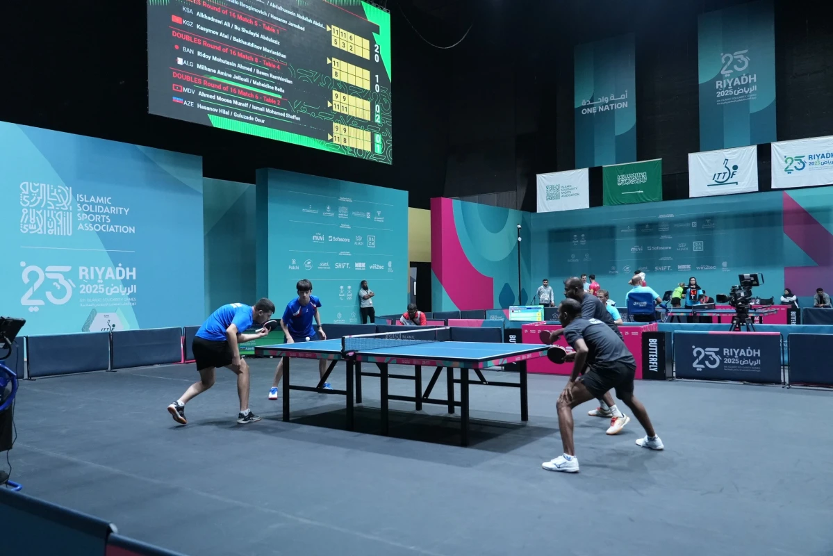 İslam Oyunları: Stolüstü tennisçilərimiz yarımfinalda