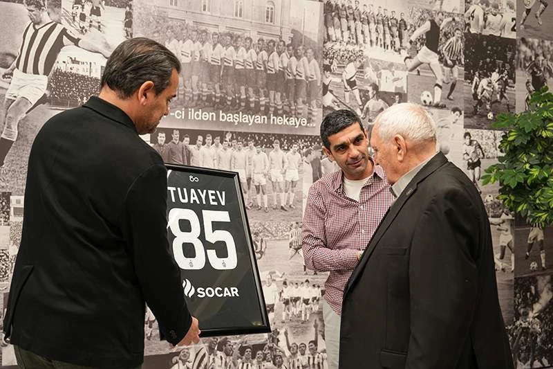 “Neftçi” Kazbek Tuayevi təbrik edib - FOTO 