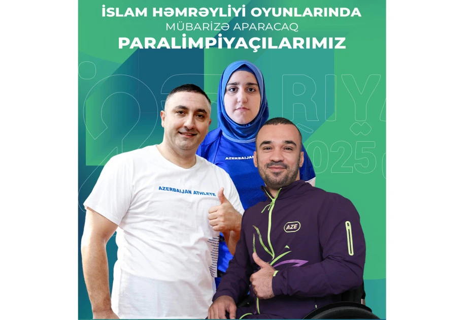 İslamiada: Ölkəmizi 3 paralimpiyaçı təmsil edəcək