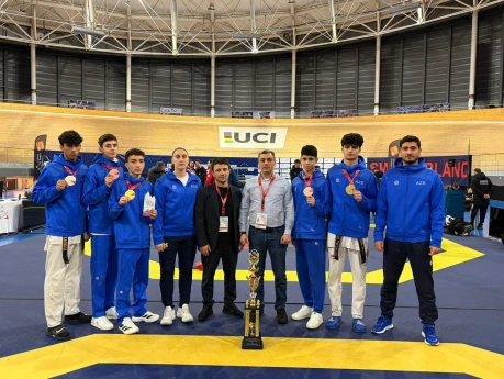 Taekvondoçularımız Avropa birinciliyinin qalibi olub - FOTO 