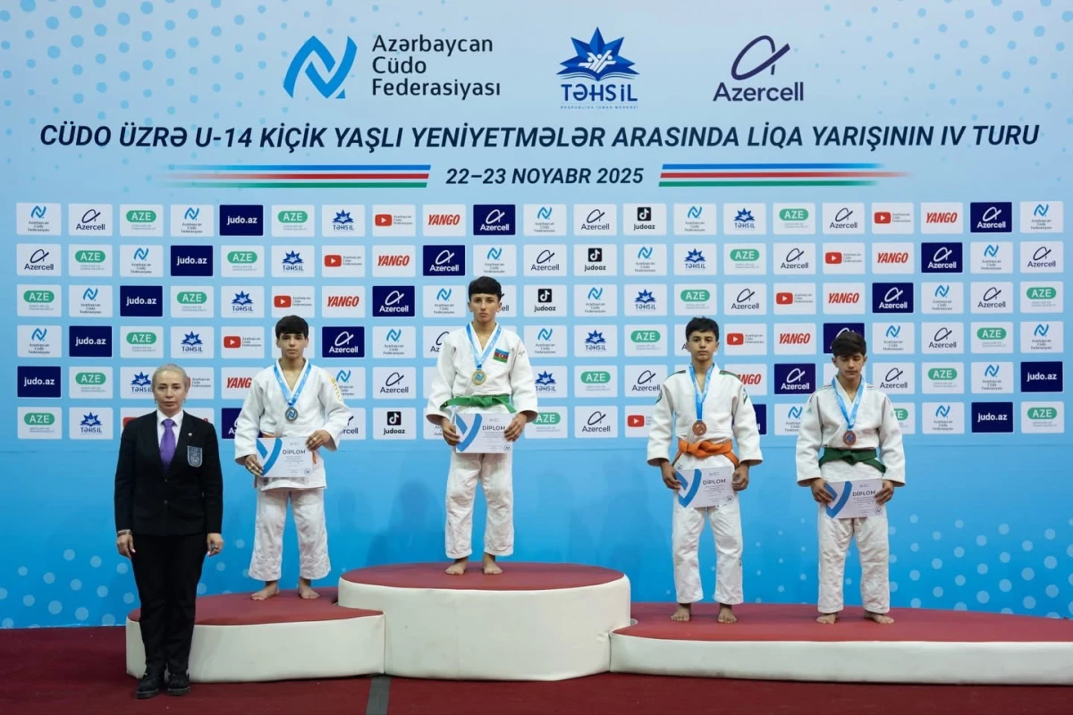 Yeniyetmə cüdoçular arasında liqa yarışına yekun vurulub - FOTO 