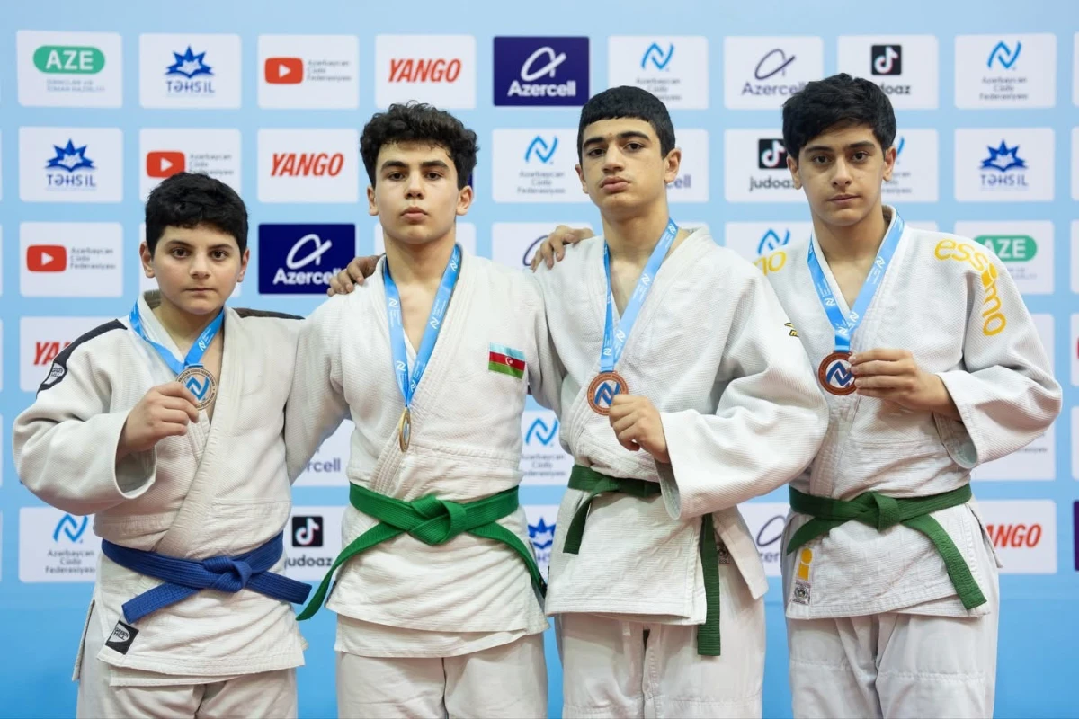 Yeniyetmə cüdoçular arasında liqa yarışına yekun vurulub - FOTO 