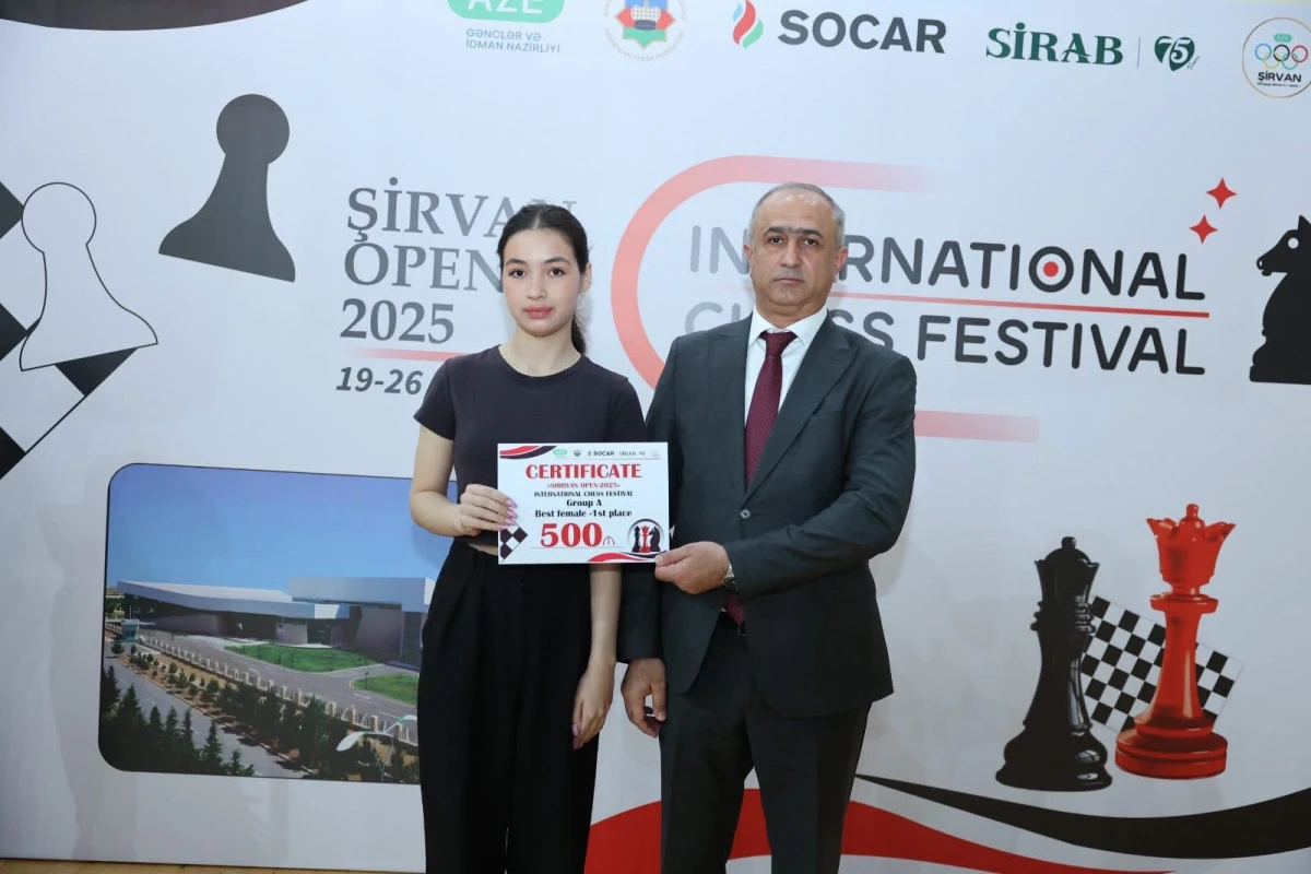“Shirvan Open 2025" şahmat festivalına yekun vurulub - FOTO 
