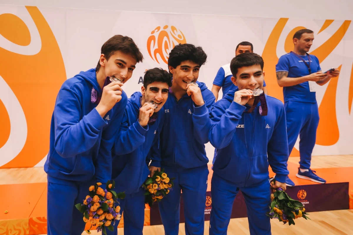 III MDB Oyunları: Azərbaycan gimnastları gümüş medal qazanıb - FOTO 