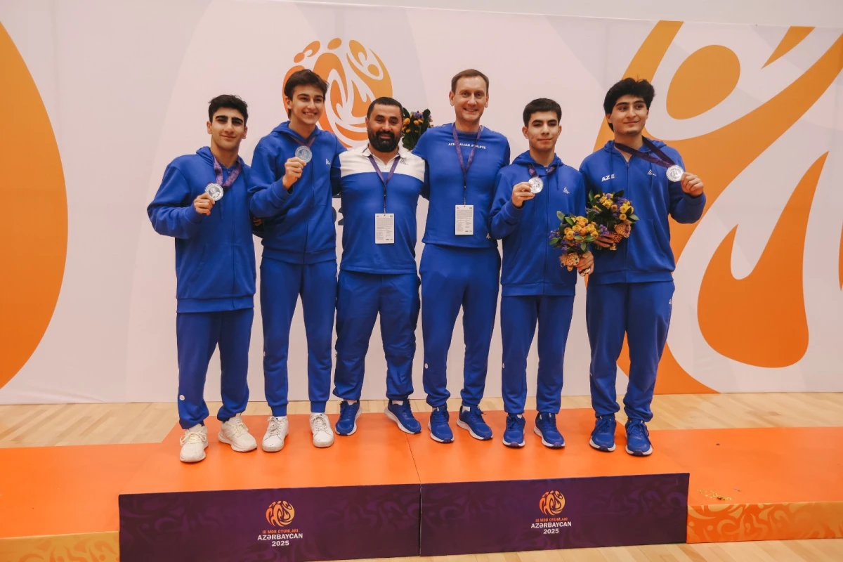 III MDB Oyunları: Azərbaycan gimnastları gümüş medal qazanıb - FOTO 