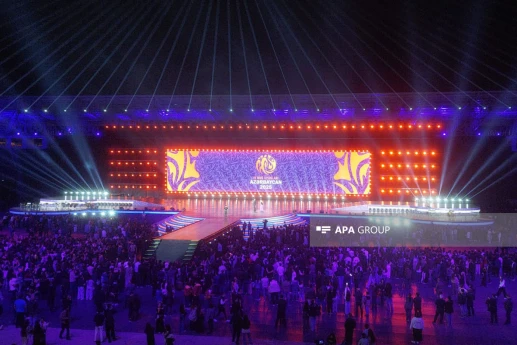 Gəncə stadionunda III MDB Oyunlarının bağlanış mərasimi baş tutub