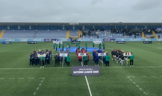 Amputant futbolu üzrə Millətlər Liqasının açılış mərasimi keçirilib