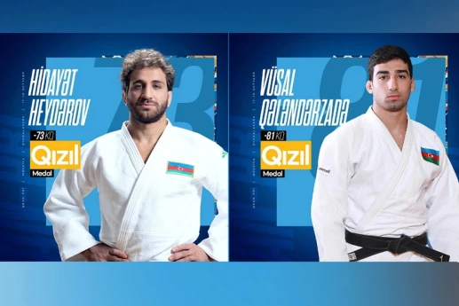 Azərbaycan cüdoçuları Qran-pridə 2 qızıl, 1 bürünc medal qazanıblar
