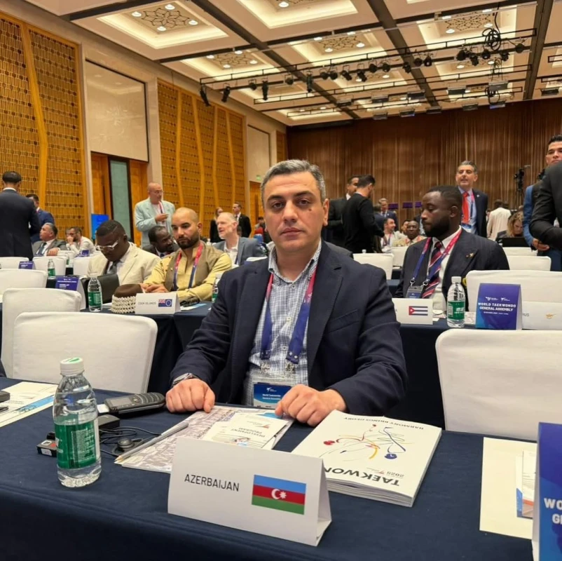 Hikmət Səmədov Dünya Taekvondo Federasiyasının Baş Assambleyasında iştirak edib - FOTO 