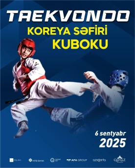 Taekvondo üzrə ənənəvi “Koreya səfiri kuboku” keçiriləcək