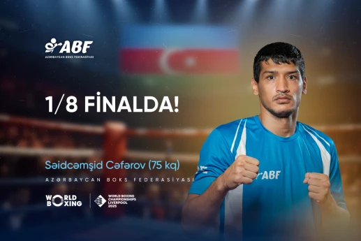 Azərbaycan boksçusu dünya çempionatında 1/8 finala yüksəlib