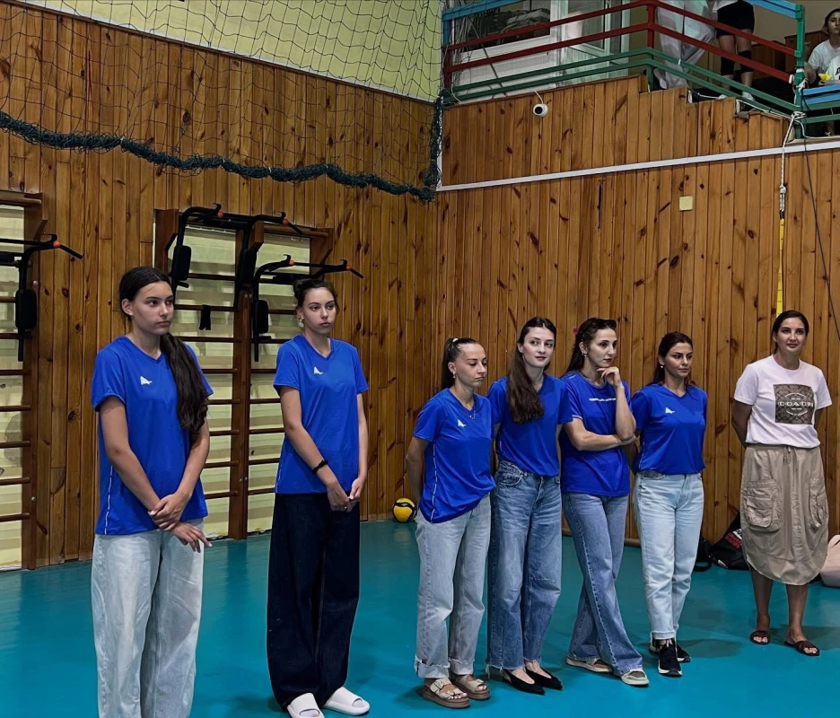 Voleybolçularımızla görüş keçirilib - FOTO 