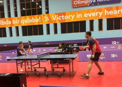 III MDB Oyunlarında stolüstü tennis üzrə yarışlara start veriləcək