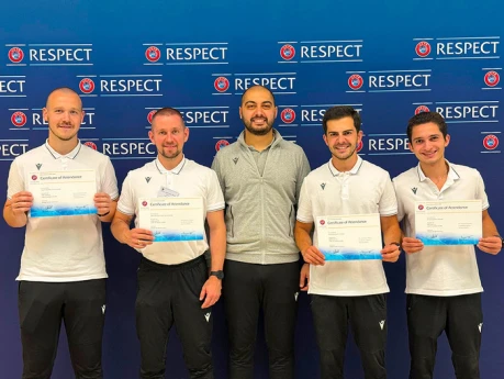 Hakimlərimiz UEFA-nın proqramında iştirak ediblər - FOTO 