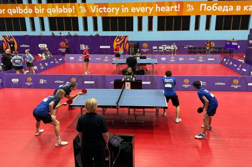 Stolüstü tennisçilər III MDB Oyunlarında növbəti mükafatları qazanıblar